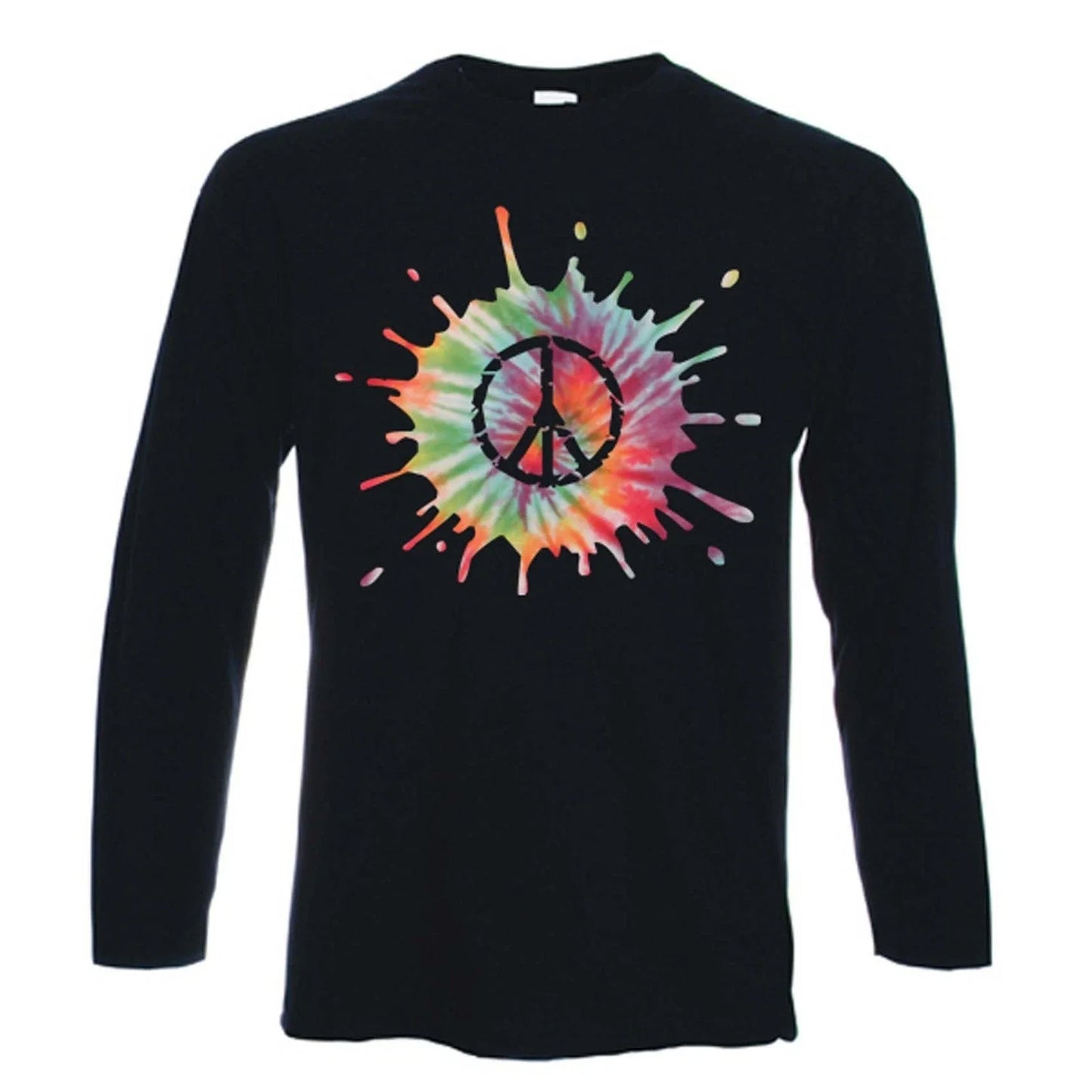 Cnd Psicod?lico Camiseta Manga Larga - Paz S?mbolo Nuclear Hippy - Color a Unisex T-shirt, Sweatshirt, Hoodie, Long Sleeve Tee - T-Shirt, Sweatshirt, Hoodie