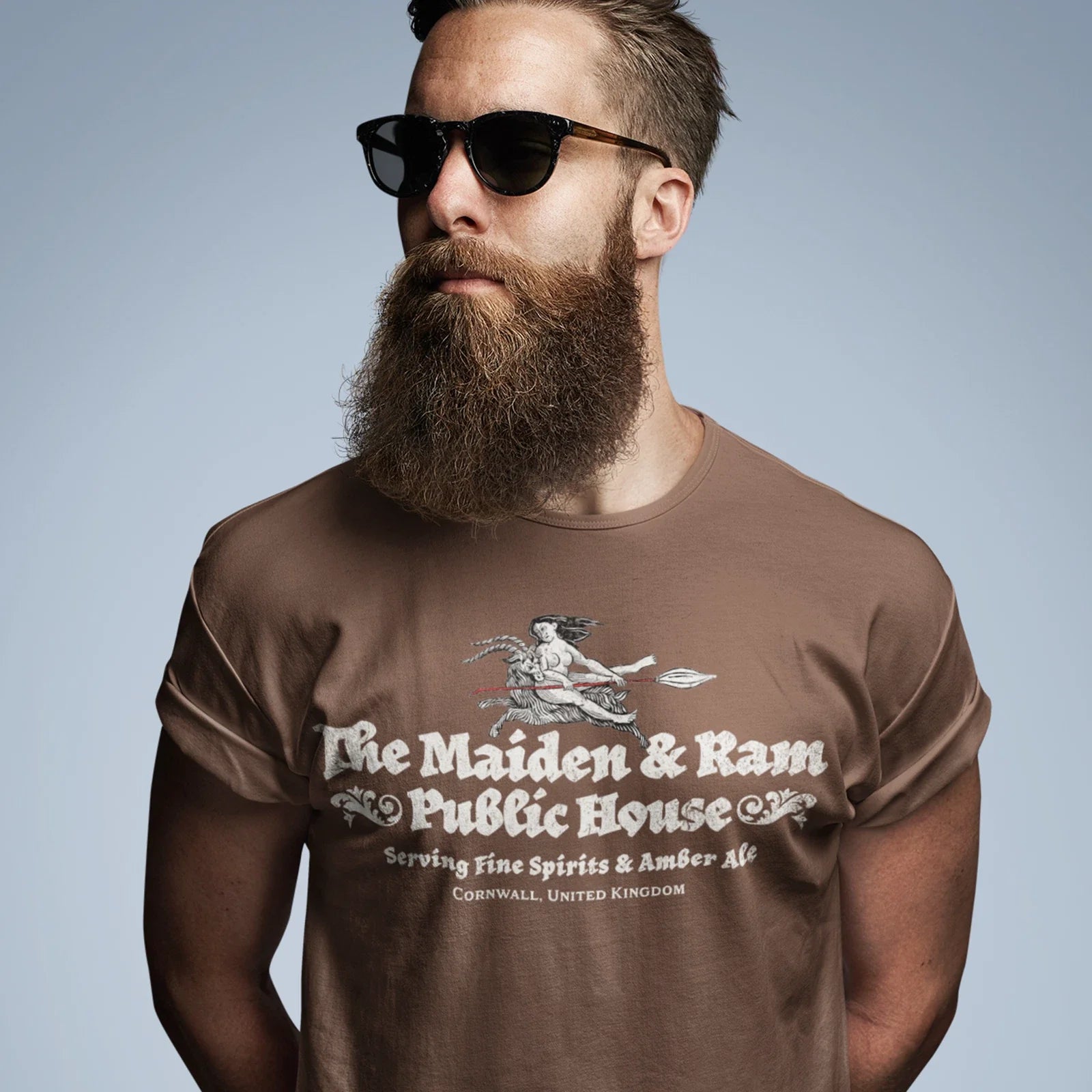 British Pub The Maiden & Ram Public House T Shirt, Pub Tee & Pub Crawl Shirt Unisex T-shirt, Sweatshirt, Hoodie, Long Sleeve Tee - T-Shirt, Sweatshirt, Hoodie