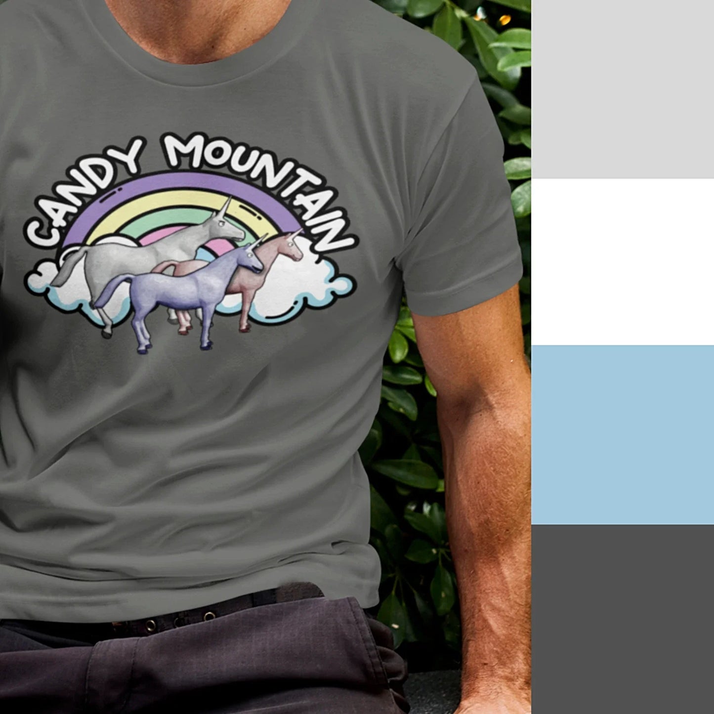 Charlie The Unicorn T-Shirt S-3XL Candy Mountain Ring Ring Hello Funny GIFT TEE Unisex T-shirt, Sweatshirt, Hoodie, Long Sleeve Tee - T-Shirt, Sweatshirt, Hoodie