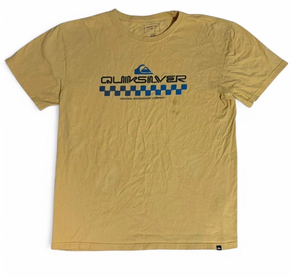 QUIKSILVER MENS SIZE LARGE MUSTARD SHORT SLEEVE SHIRT Y2K SKATE SURF Unisex T-shirt, Sweatshirt, Hoodie, Long Sleeve Tee - T-Shirt, Sweatshirt, Hoodie