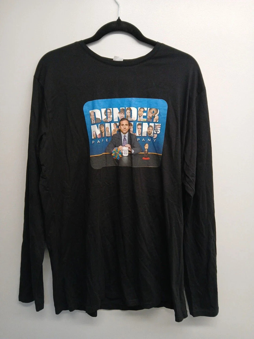 Men's "The Office TV Series" Black Long Sleeve T-shirt Size XL Unisex T-shirt, Sweatshirt, Hoodie, Long Sleeve Tee - T-Shirt, Sweatshirt, Hoodie