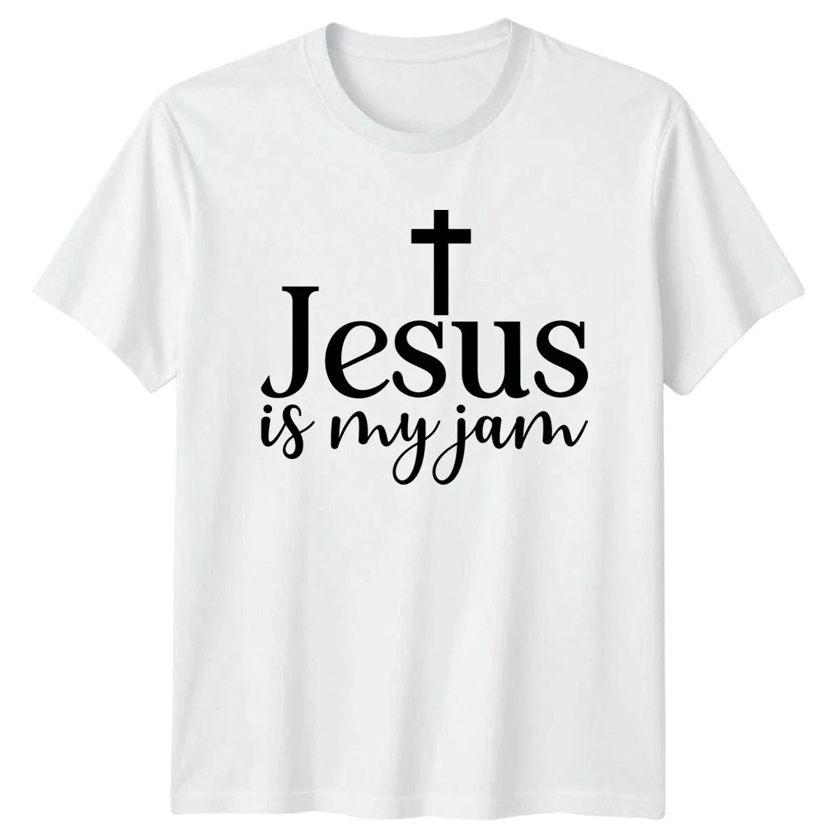 Jesus Is My Jam Christian Mens T-Shirt Ladies Tee Religion Graphic Top Unisex T-shirt, Sweatshirt, Hoodie, Long Sleeve Tee - T-Shirt, Sweatshirt, Hoodie