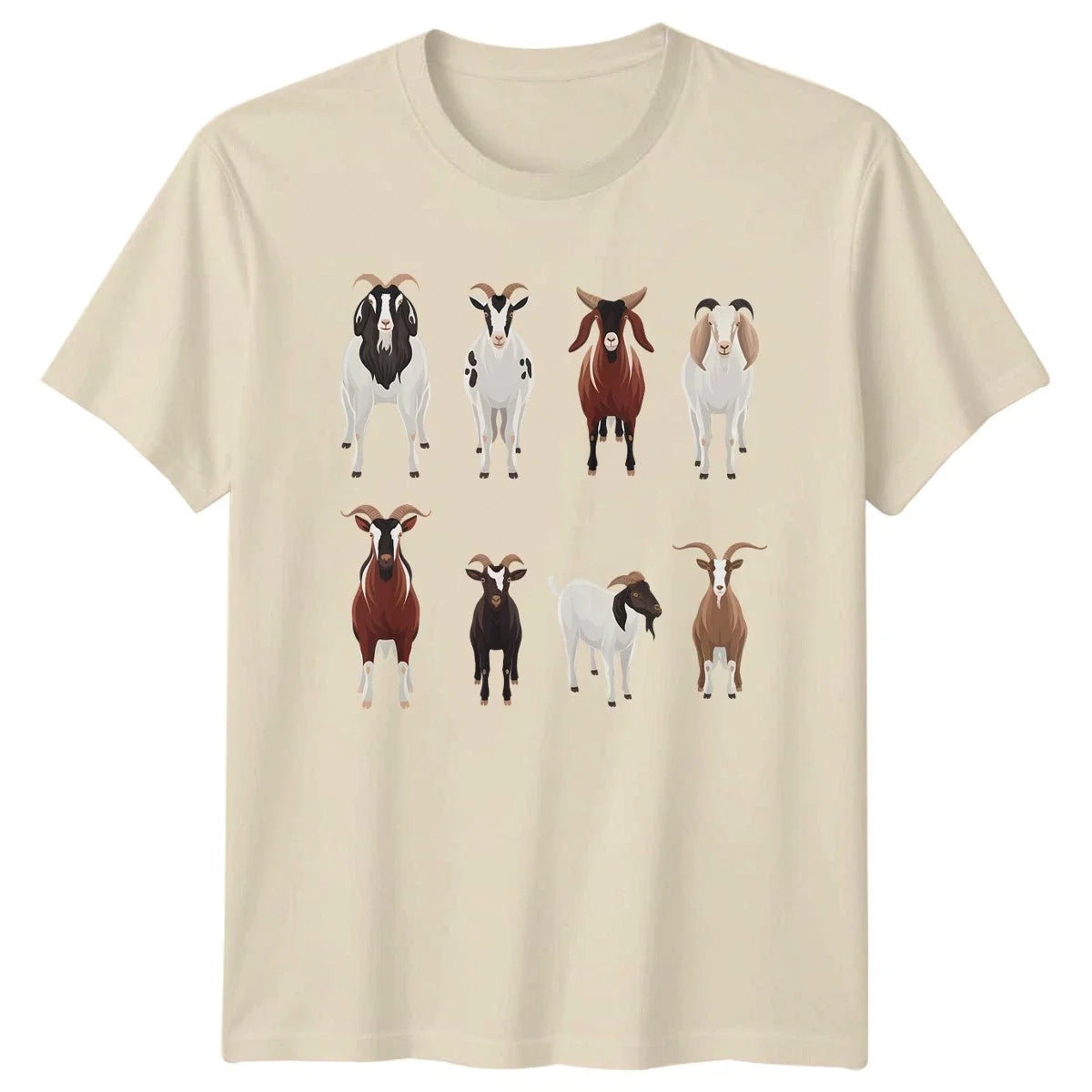 Goat Breeds T-Shirt Farming Livestock Farmers Day Gift For Him And Her Unisex T-shirt, Sweatshirt, Hoodie, Long Sleeve Tee - T-Shirt, Sweatshirt, Hoodie