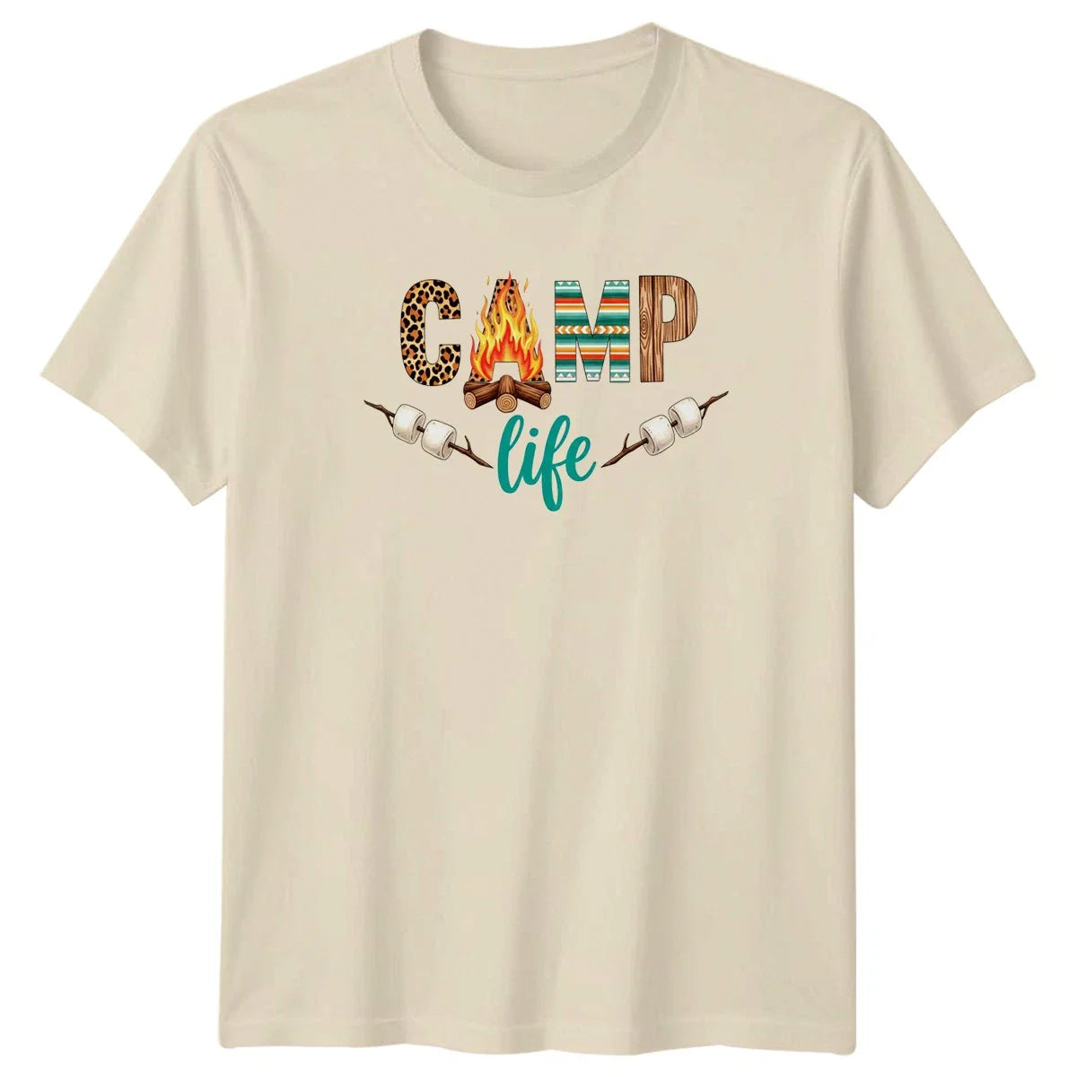 Camp Life Womens T-Shirt Boho Glamping Outdoors Adventure Unisex T-shirt, Sweatshirt, Hoodie, Long Sleeve Tee - T-Shirt, Sweatshirt, Hoodie