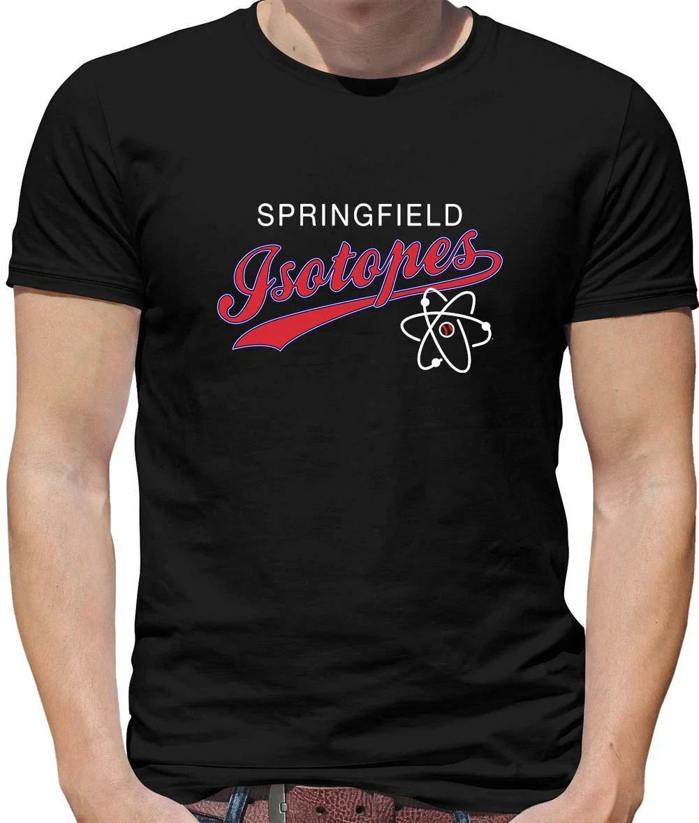Springfield Isotopes Mens T-Shirt - Homer - Baseball - TV - Cartoon - Funny Unisex T-shirt, Sweatshirt, Hoodie, Long Sleeve Tee - T-Shirt, Sweatshirt, Hoodie