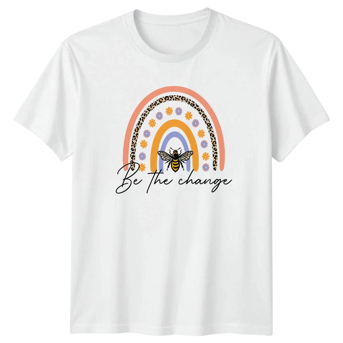 Be The Change T-Shirt Boho Bee Inspirational Nature Birthday Gift Unisex T-shirt, Sweatshirt, Hoodie, Long Sleeve Tee - T-Shirt, Sweatshirt, Hoodie
