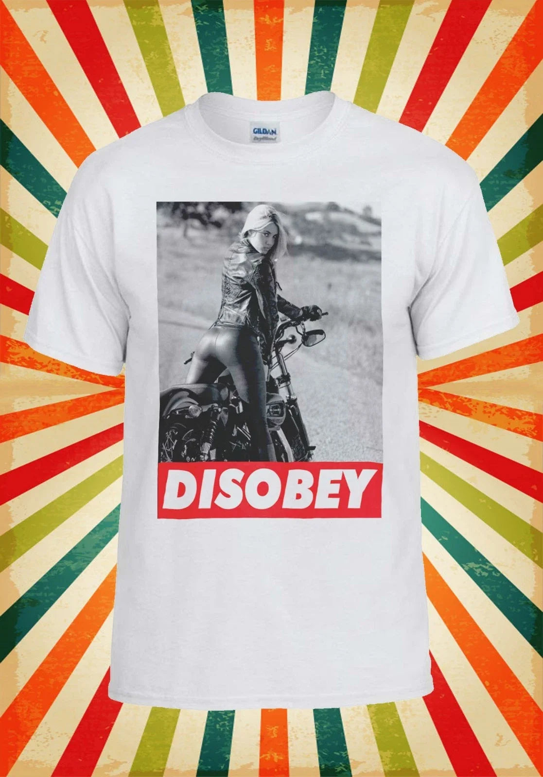 Sexy Bike Girl Riding Funny Novelty Men Women Vest Tank Top Unisex T Shirt 1233 Unisex T-shirt, Sweatshirt, Hoodie, Long Sleeve Tee - T-Shirt, Sweatshirt, Hoodie