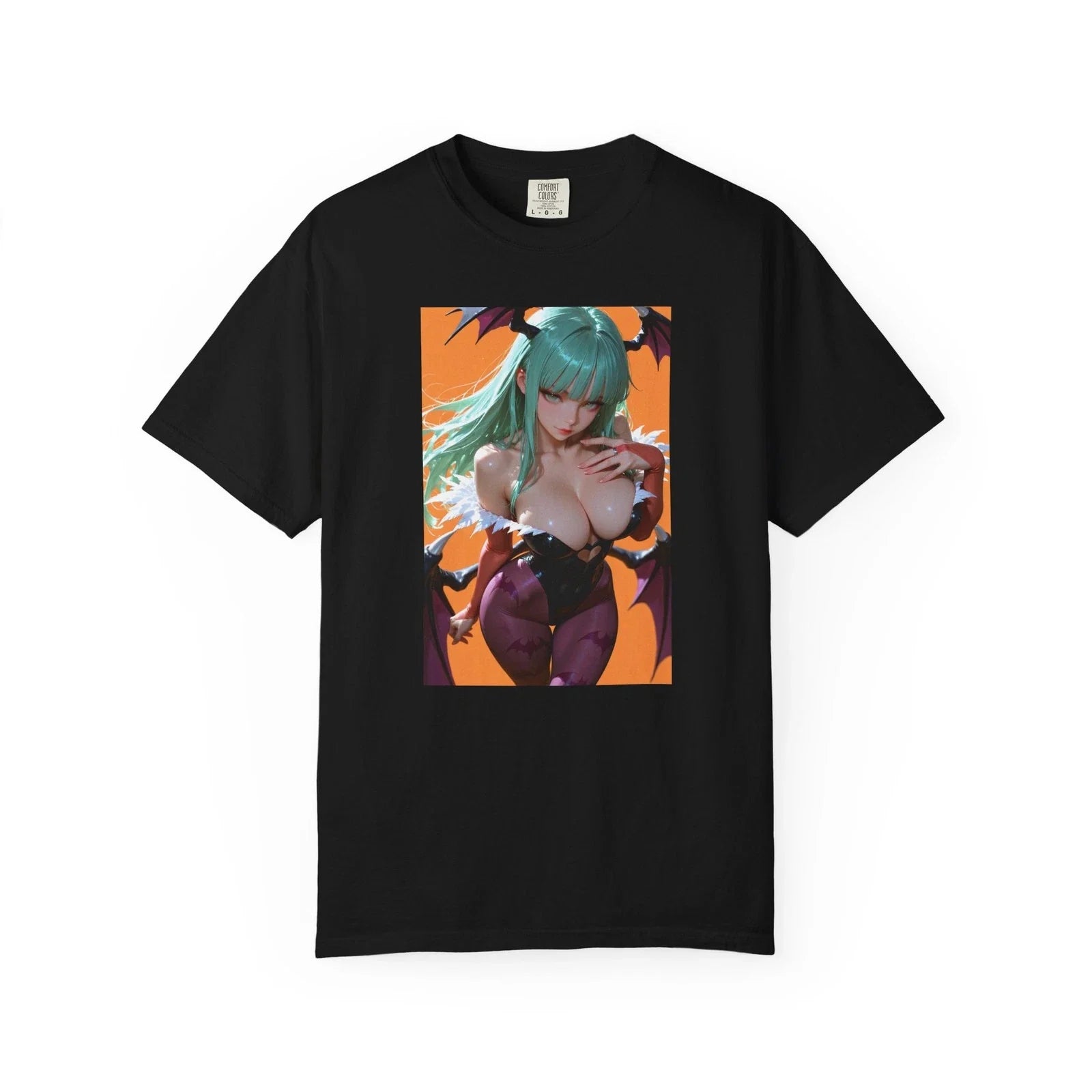 Morrigan Aensland Darkstalker Anime T-Shirt Size Small-4X-Large Unisex T-shirt, Sweatshirt, Hoodie, Long Sleeve Tee - T-Shirt, Sweatshirt, Hoodie