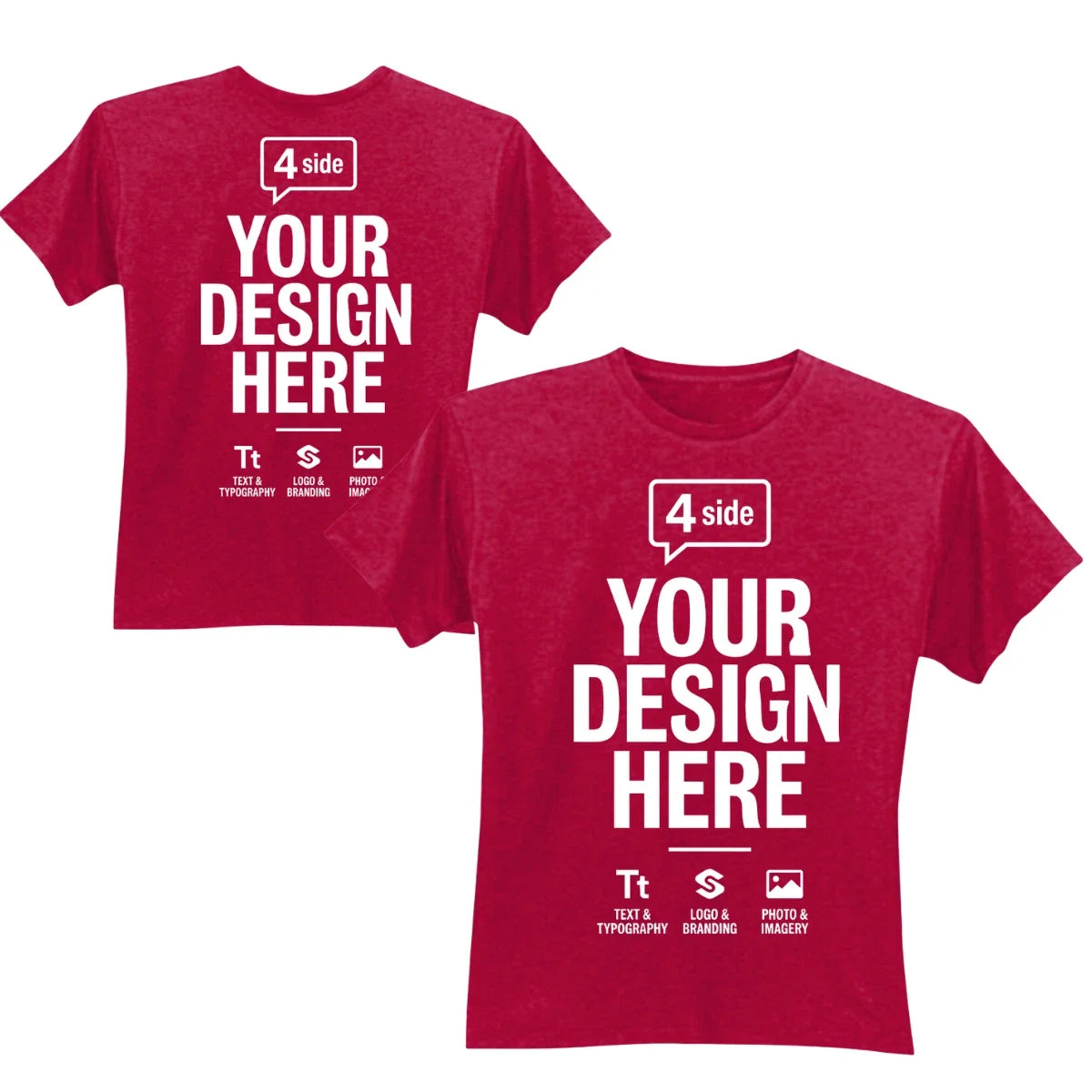 Custom T-Shirt With Your Design Text Photo Upload Mens Womens Tee Unisex T-shirt, Sweatshirt, Hoodie, Long Sleeve Tee - T-Shirt, Sweatshirt, Hoodie