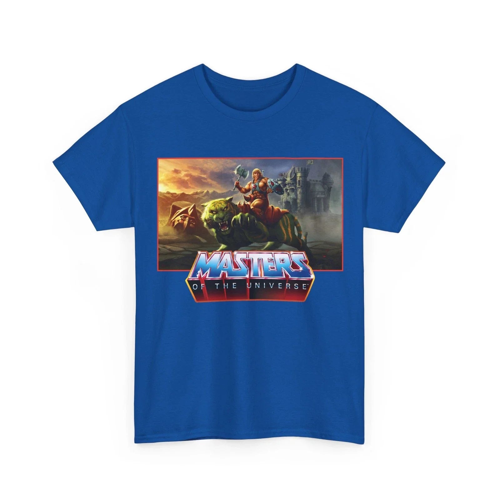 He-Man & Battle Cat T-Shirt Masters of the Universe 2026 Movie Vintage-Style Tee Unisex T-shirt, Sweatshirt, Hoodie, Long Sleeve Tee - T-Shirt, Sweatshirt, Hoodie