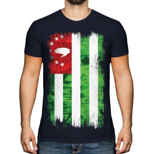 Abkhazia Grunge Flag Men T-Shirt Apsny Abkhaz Abkhaziya Abkhaz Unisex T-shirt, Sweatshirt, Hoodie, Long Sleeve Tee - T-Shirt, Sweatshirt, Hoodie