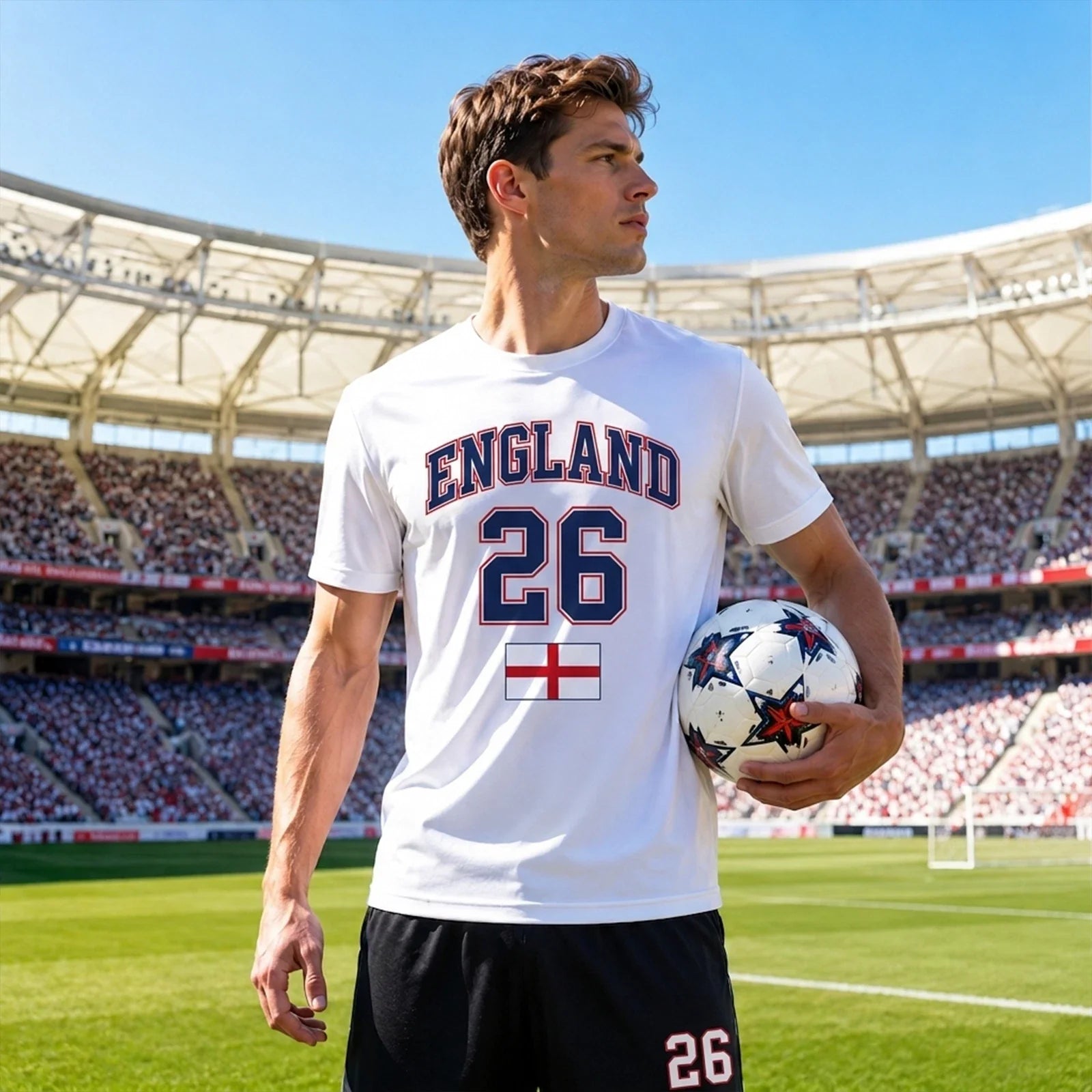 England Football Fan T-Shirt Sports Supporter Top Unisex Adult and Kids Gift Unisex T-shirt, Sweatshirt, Hoodie, Long Sleeve Tee - T-Shirt, Sweatshirt, Hoodie