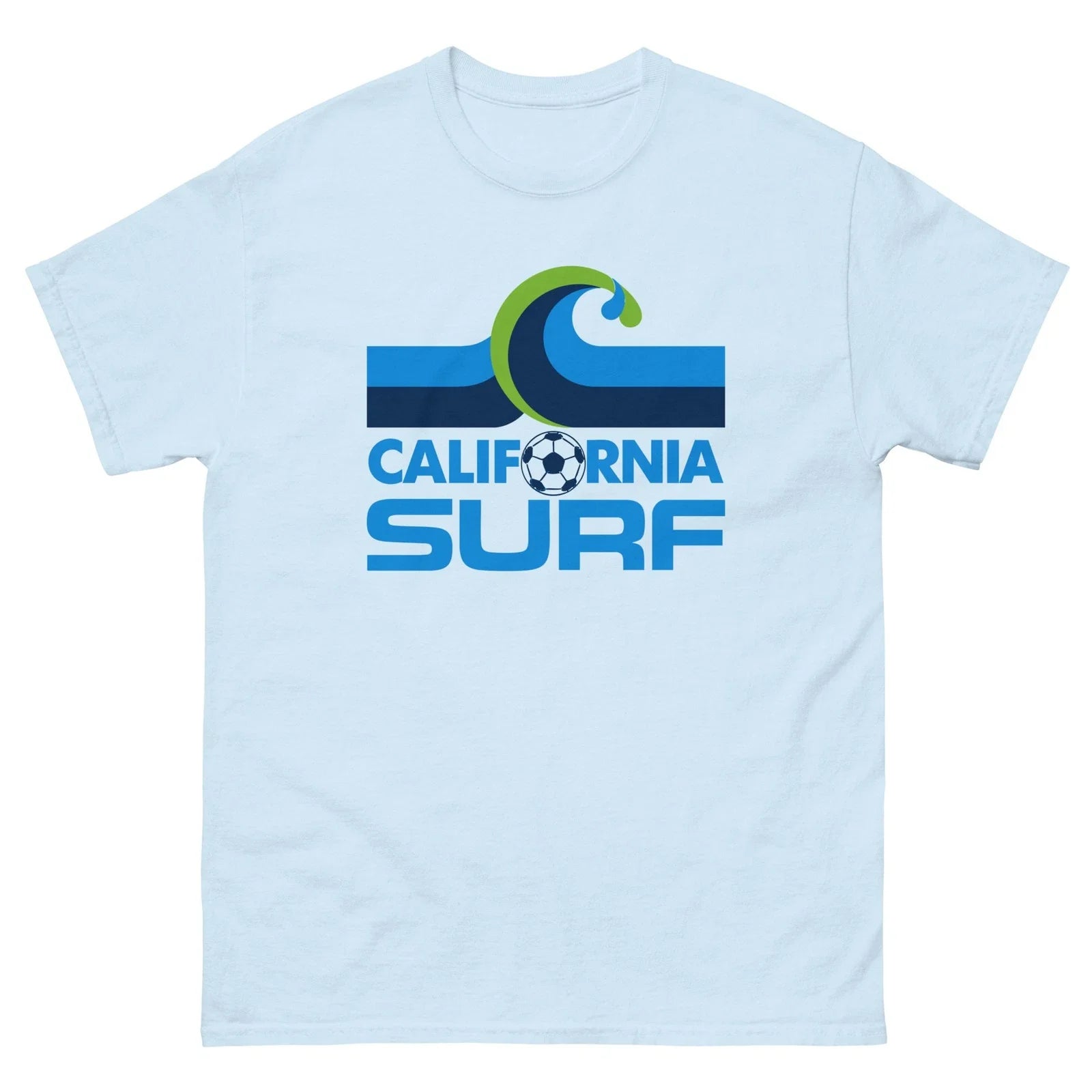 California Surf Retro Wave Soccer Tee T Graphic Shirt Unisex T-shirt, Sweatshirt, Hoodie, Long Sleeve Tee - T-Shirt, Sweatshirt, Hoodie