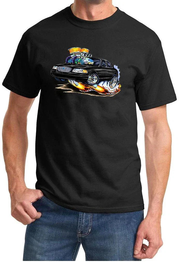 Ford Crown Victoria Cartoon Color Tshirt NEW FREE SHIPPING Unisex T-shirt, Sweatshirt, Hoodie, Long Sleeve Tee - T-Shirt, Sweatshirt, Hoodie