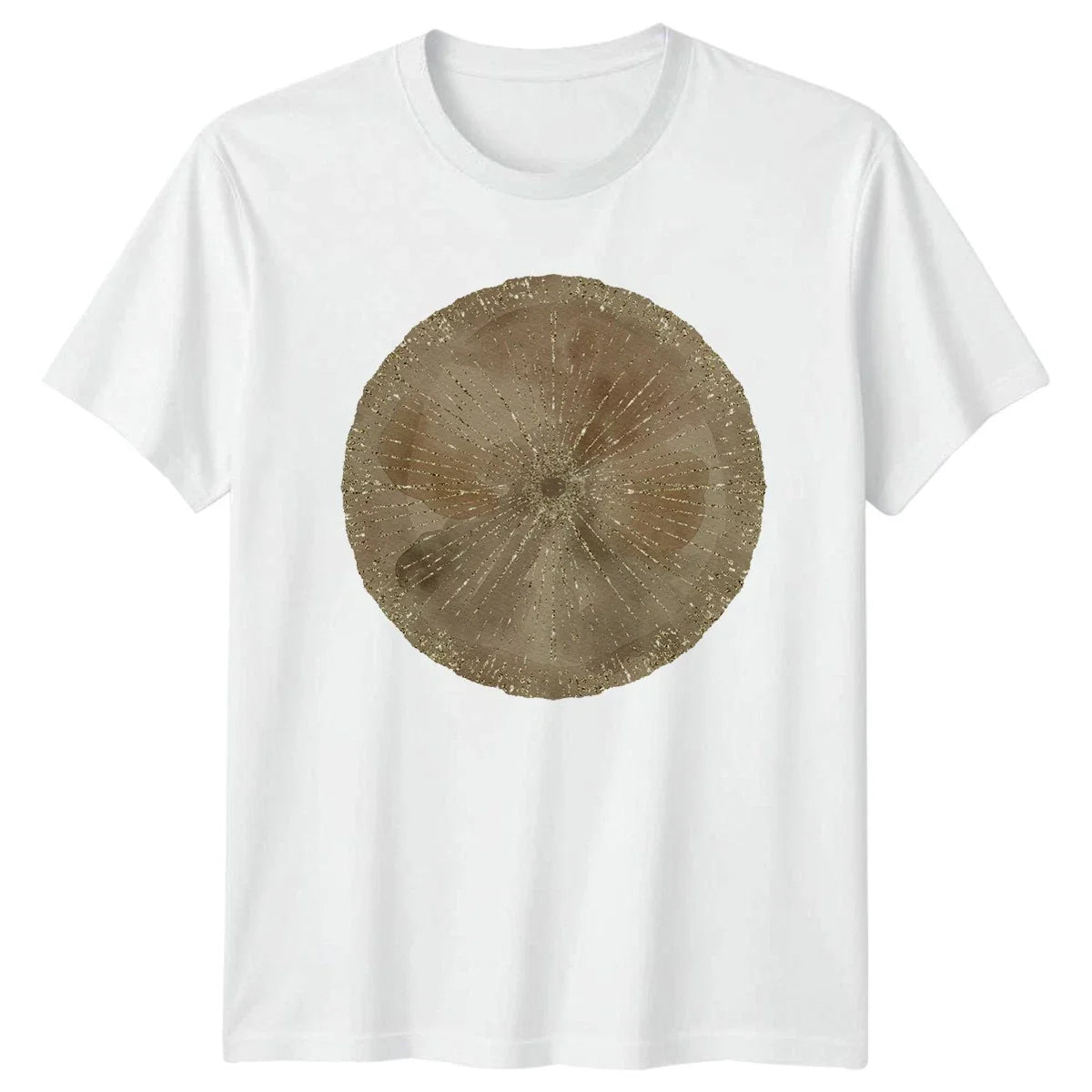 Boho Chic Gold Glitter Sunburst T-Shirt Abstract Unisex T-shirt, Sweatshirt, Hoodie, Long Sleeve Tee - T-Shirt, Sweatshirt, Hoodie