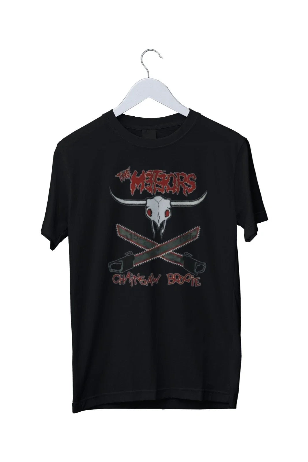 The Meteors Chainsaw Boogie Graphic PrintUnisex T-Shirt Mens S M L XL 2 3 4 XL Unisex T-shirt, Sweatshirt, Hoodie, Long Sleeve Tee - T-Shirt, Sweatshirt, Hoodie