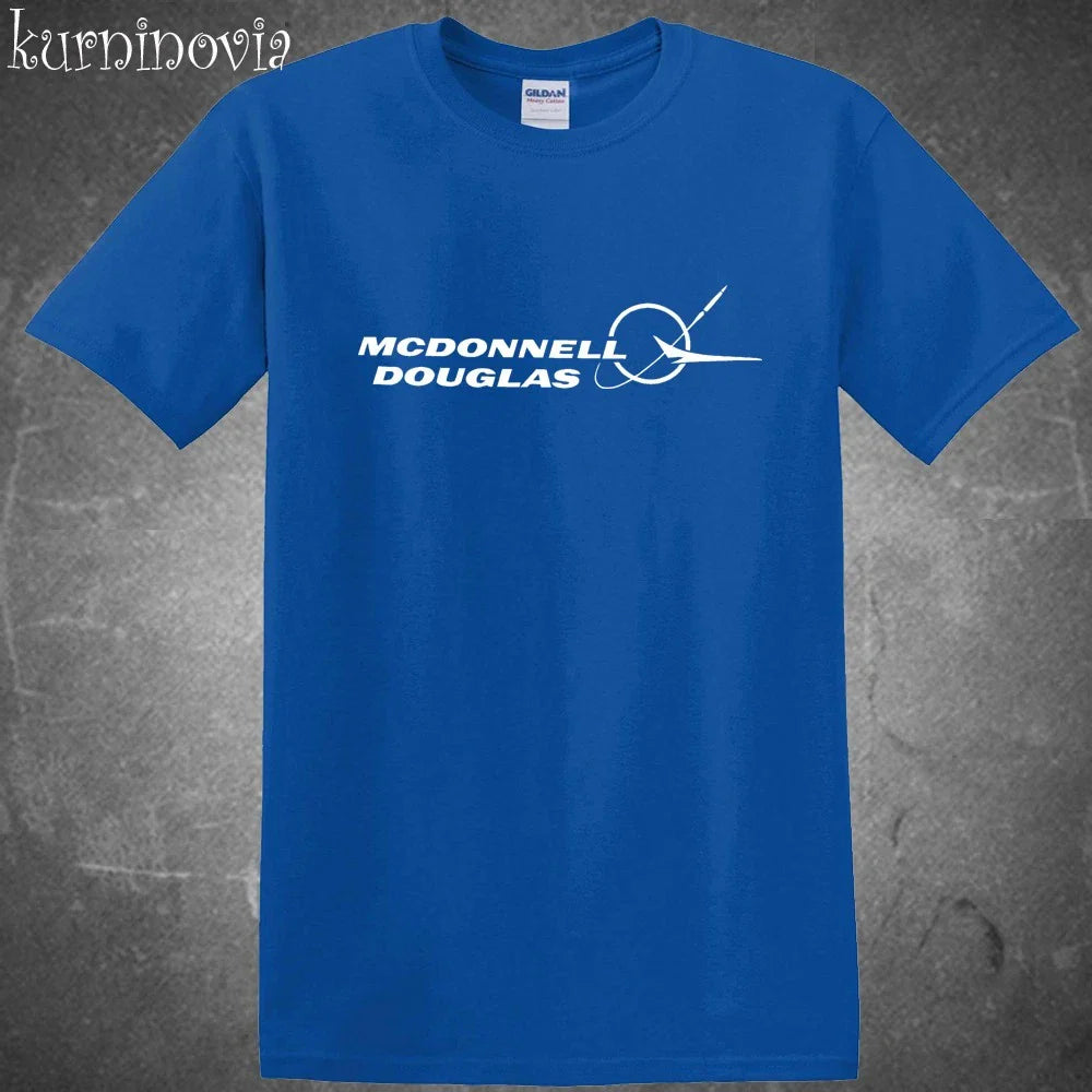 Mcdonnell Douglas Aerospace Aircraft Men's Blue Size S to 5XL Unisex T-shirt, Sweatshirt, Hoodie, Long Sleeve Tee - T-Shirt, Sweatshirt, Hoodie