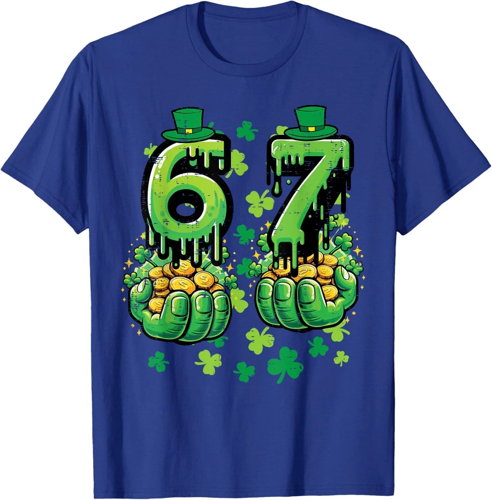 St Patricks Day 67 Six Seven Meme Teacher Unisex T-Shirt Unisex T-shirt, Sweatshirt, Hoodie, Long Sleeve Tee - T-Shirt, Sweatshirt, Hoodie