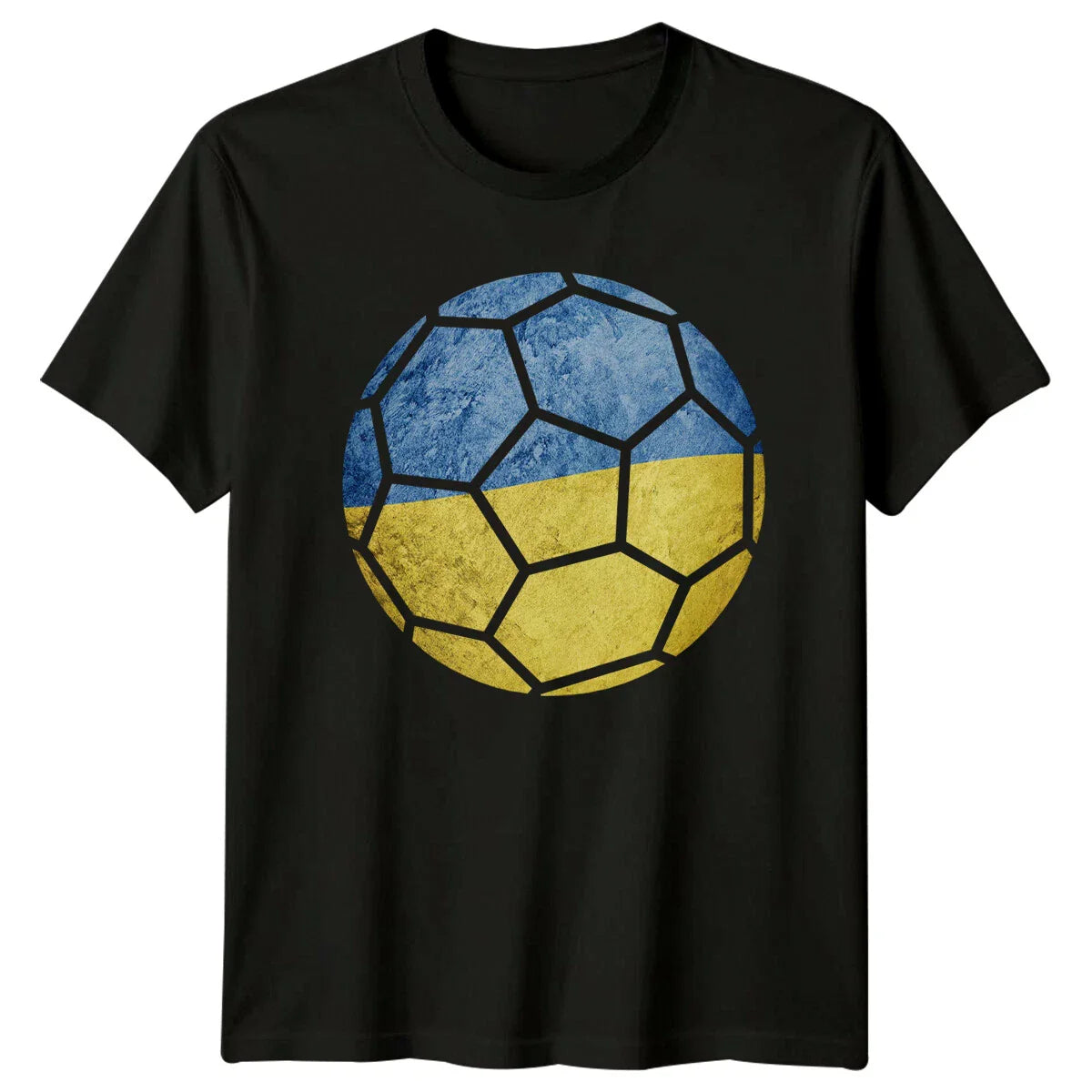 Ukraine Soccer Ball Sports Mens T-Shirt Womens Tee Graphic Unisex Top Unisex T-shirt, Sweatshirt, Hoodie, Long Sleeve Tee - T-Shirt, Sweatshirt, Hoodie