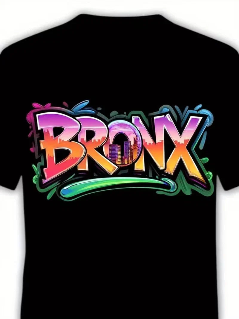 Bronx Graffiti T-Shirt - Comfortable 100% Crew Neck Tee Unisex T-shirt, Sweatshirt, Hoodie, Long Sleeve Tee - T-Shirt, Sweatshirt, Hoodie