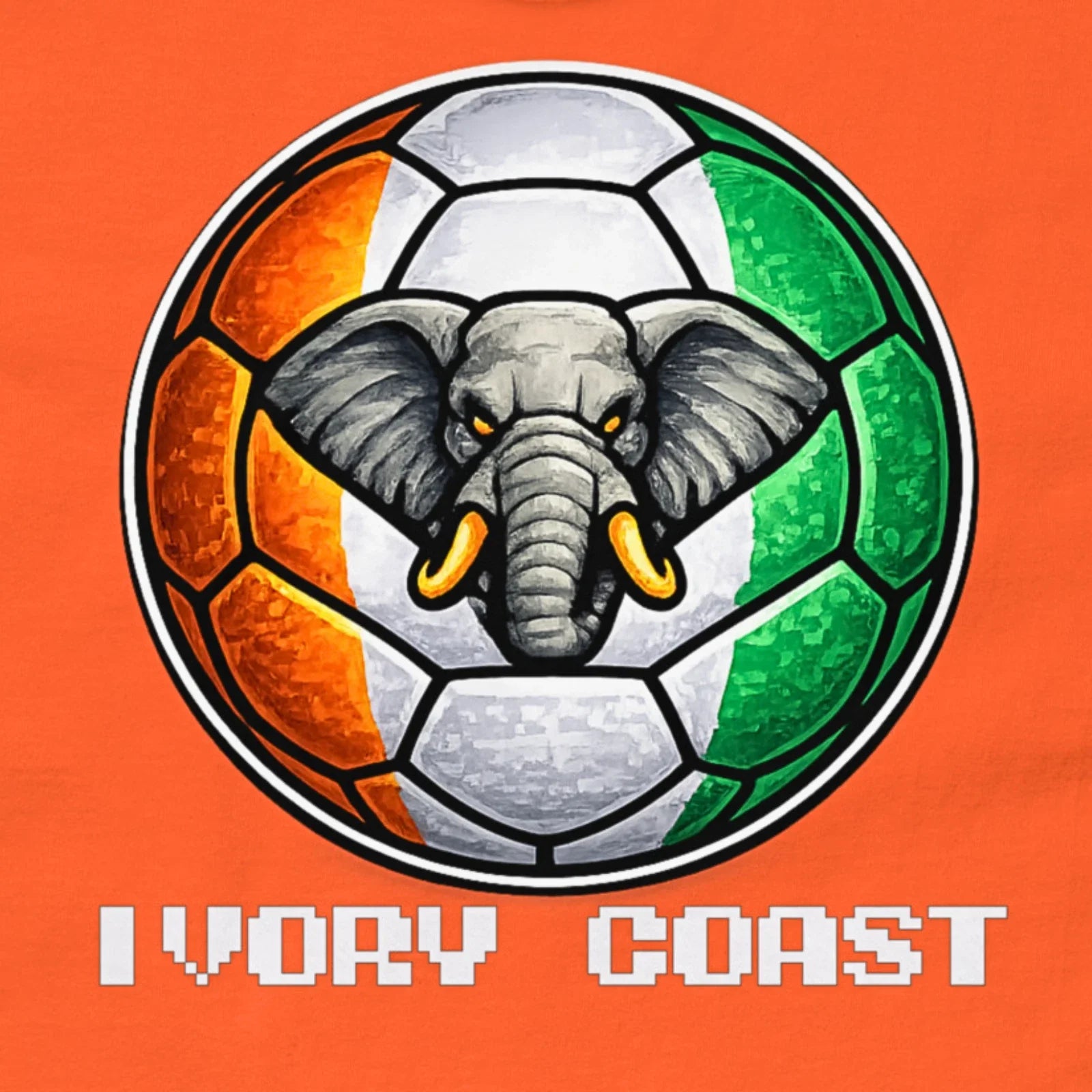 Ivory Coast Soccer Shirt Retro Video Game Football Fan Tee 2026 Tournament Cup Unisex T-shirt, Sweatshirt, Hoodie, Long Sleeve Tee - T-Shirt, Sweatshirt, Hoodie