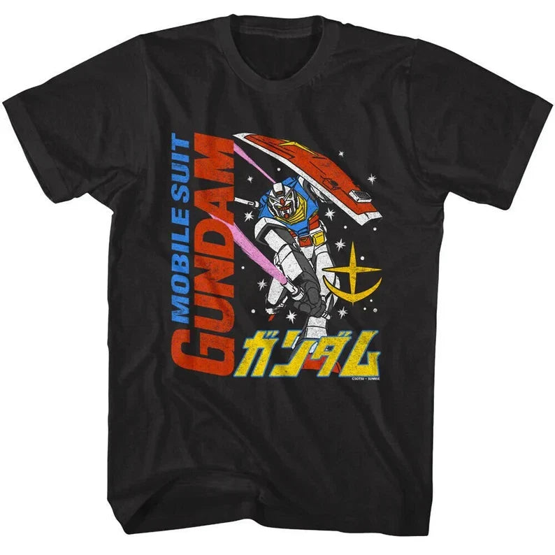 Gundam Shirt Mobile Suit RX-78-2 Japanese Anime TV Men's Tee Unisex T-shirt, Sweatshirt, Hoodie, Long Sleeve Tee - T-Shirt, Sweatshirt, Hoodie