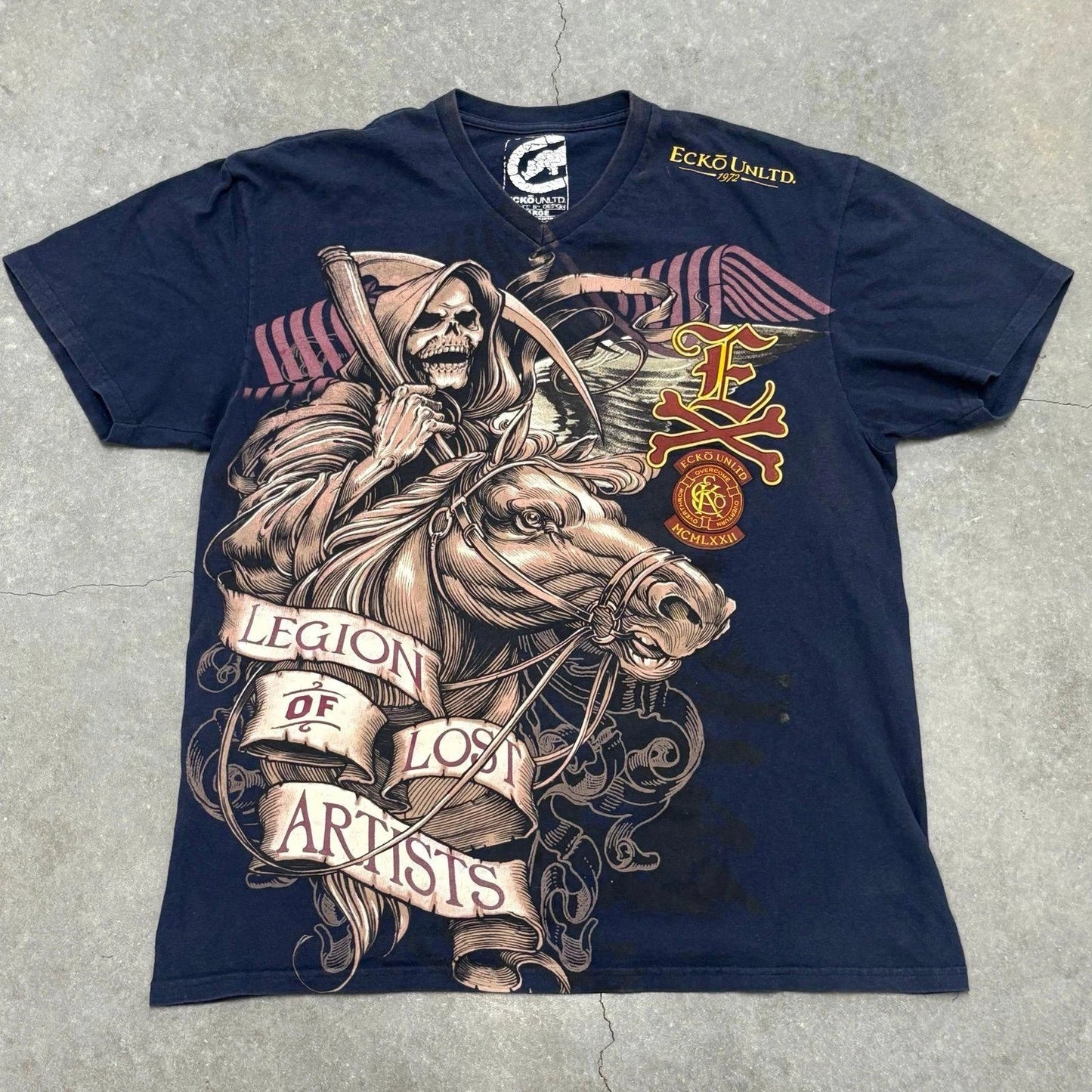 Y2K Ecko Unltd Legion of Lost Artist T Shirt Unisex T-shirt, Sweatshirt, Hoodie, Long Sleeve Tee - T-Shirt, Sweatshirt, Hoodie