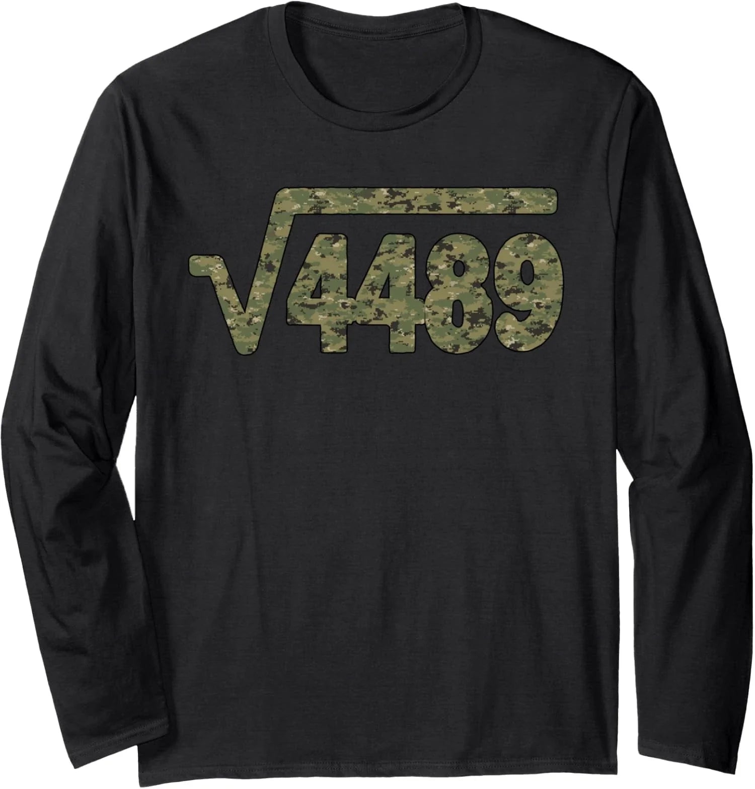 Army Pattern Meme Square Root Slang Math Teacher Long Sleeve T-Shirt Unisex T-shirt, Sweatshirt, Hoodie, Long Sleeve Tee - T-Shirt, Sweatshirt, Hoodie