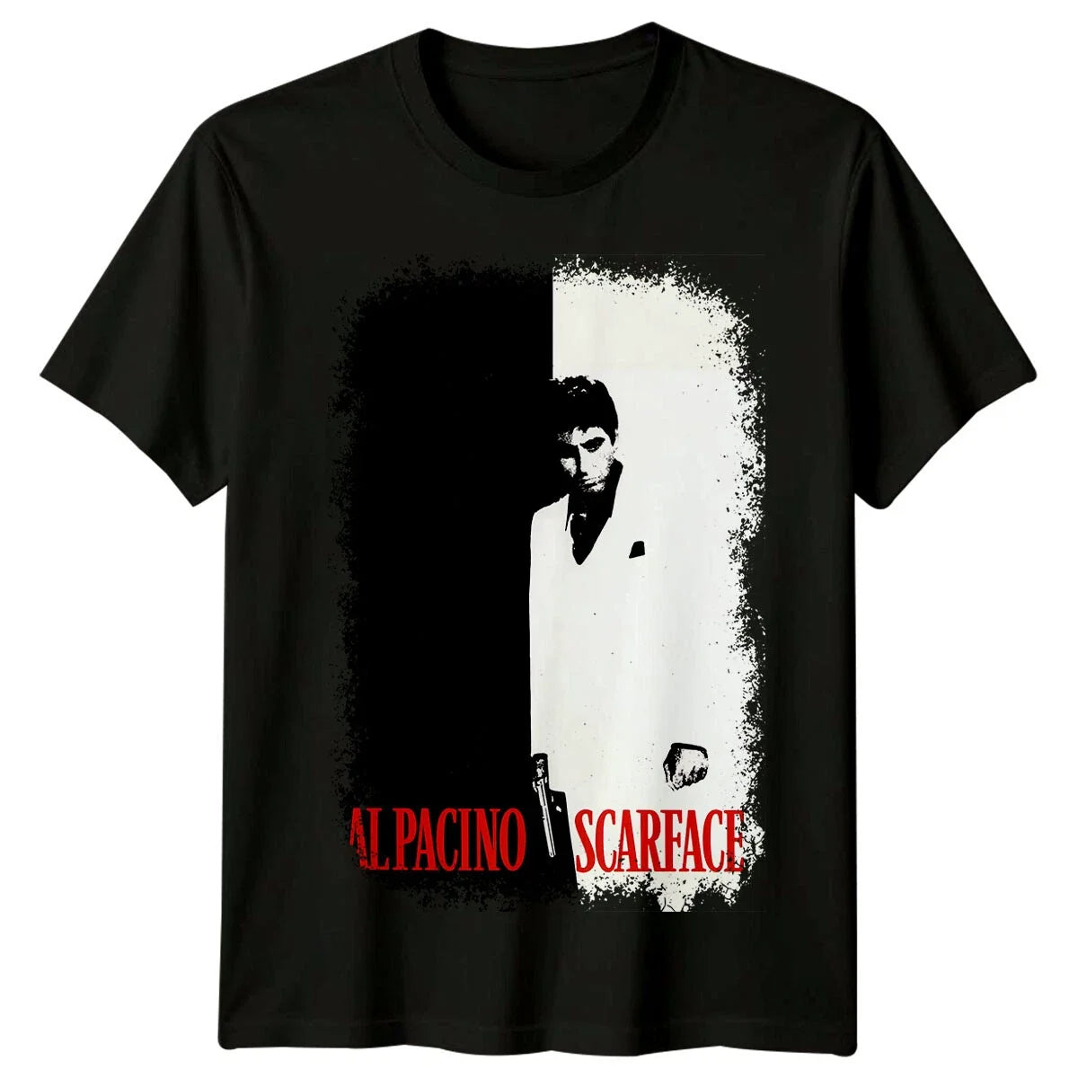 Scarface (1983) Movie Poster Inspired T-Shirt Retro Film Tee Unisex Unisex T-shirt, Sweatshirt, Hoodie, Long Sleeve Tee - T-Shirt, Sweatshirt, Hoodie