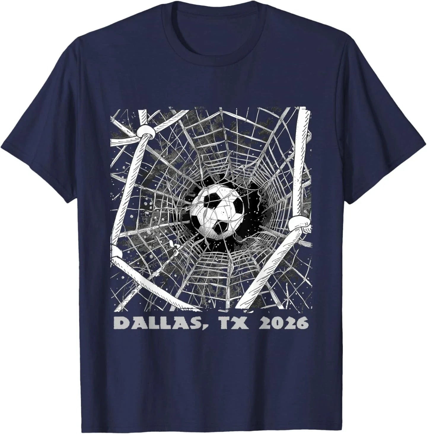 Dallas TX, Soccerball 2026 T-Shirt Unisex T-shirt, Sweatshirt, Hoodie, Long Sleeve Tee - T-Shirt, Sweatshirt, Hoodie