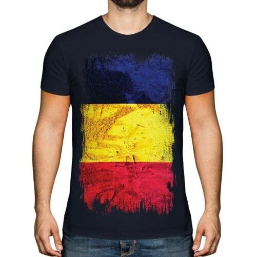 Chad Flag Grunge Mens T-Shirt T ? D Chad Chad football shirt Unisex T-shirt, Sweatshirt, Hoodie, Long Sleeve Tee - T-Shirt, Sweatshirt, Hoodie