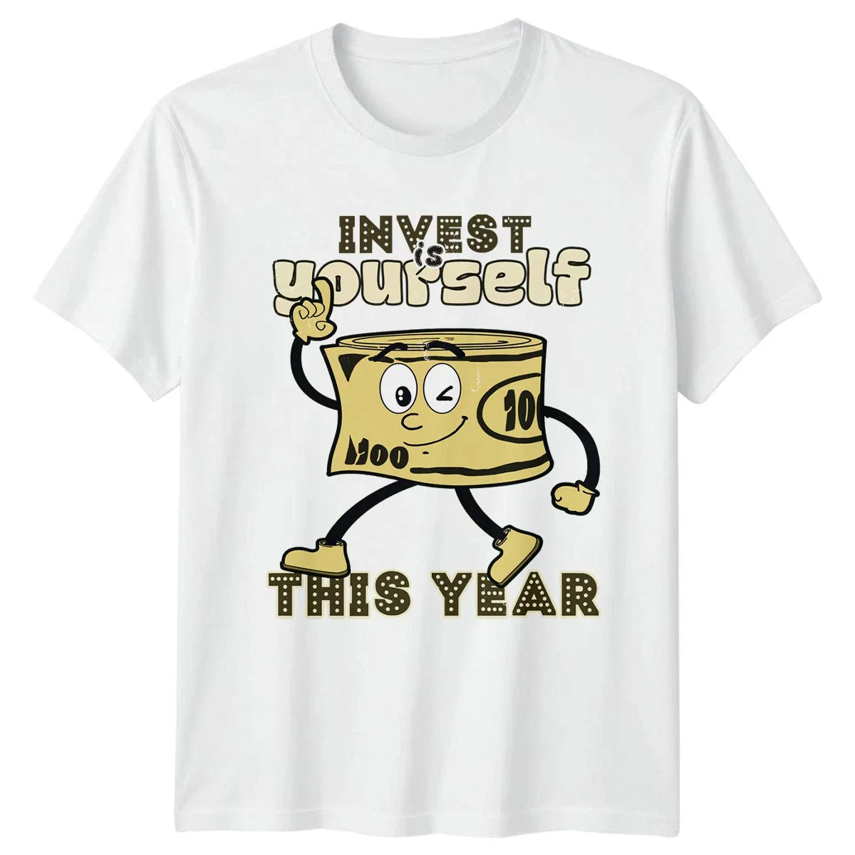 Invest Vs Yourself This Year T-Shirt Motivational New Years Gift For Him Unisex T-shirt, Sweatshirt, Hoodie, Long Sleeve Tee - T-Shirt, Sweatshirt, Hoodie