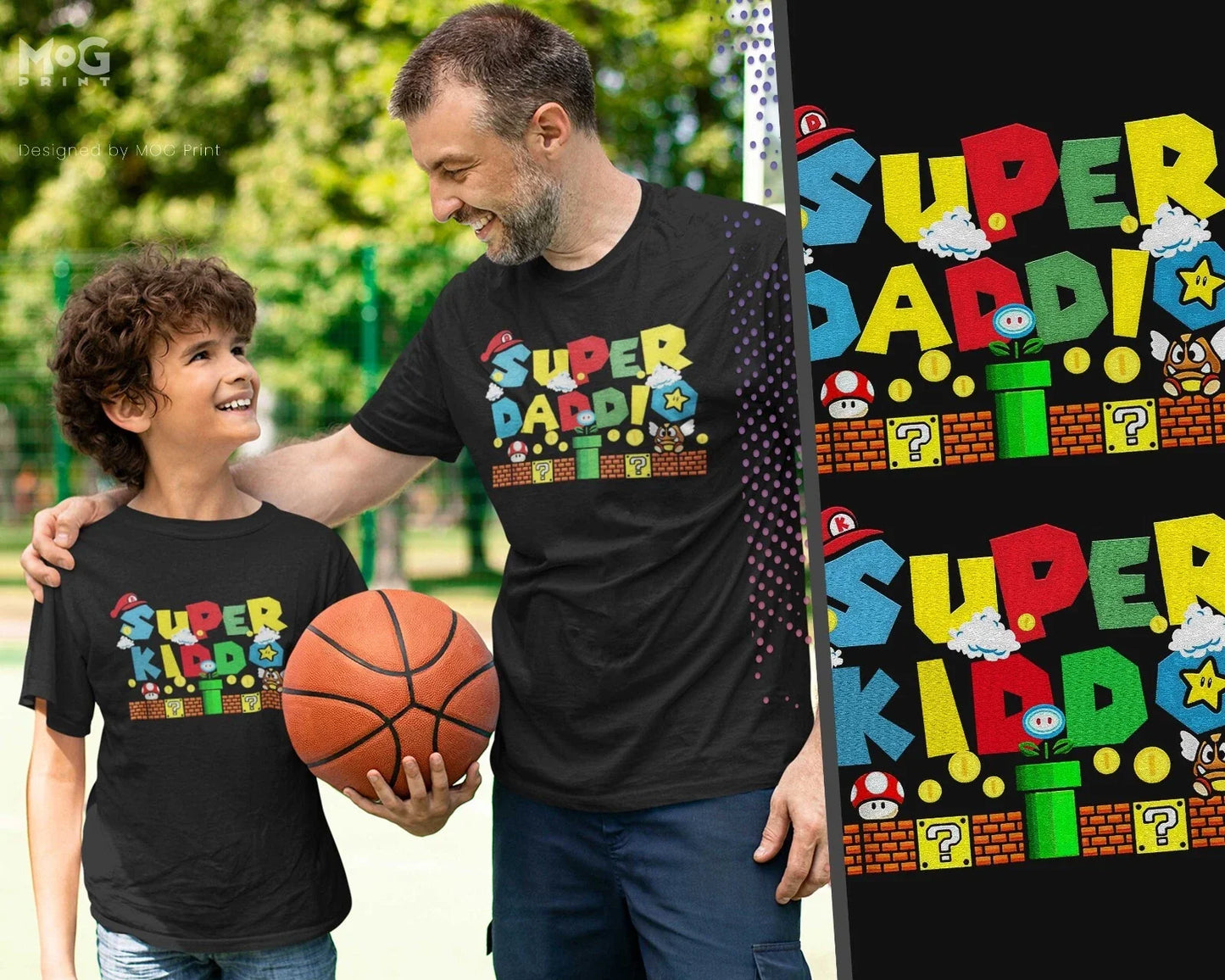 Super Daddio Kiddo Matching T-shirt Kids Gamer Dad Gift Set Father Son Daughter Unisex T-shirt, Sweatshirt, Hoodie, Long Sleeve Tee - T-Shirt, Sweatshirt, Hoodie