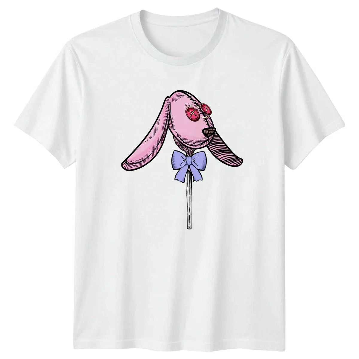 Pastel Goth Creepy Cute Voodoo Womens T-Shirt Pastel Goth Easter Easter Gift Unisex T-shirt, Sweatshirt, Hoodie, Long Sleeve Tee - T-Shirt, Sweatshirt, Hoodie