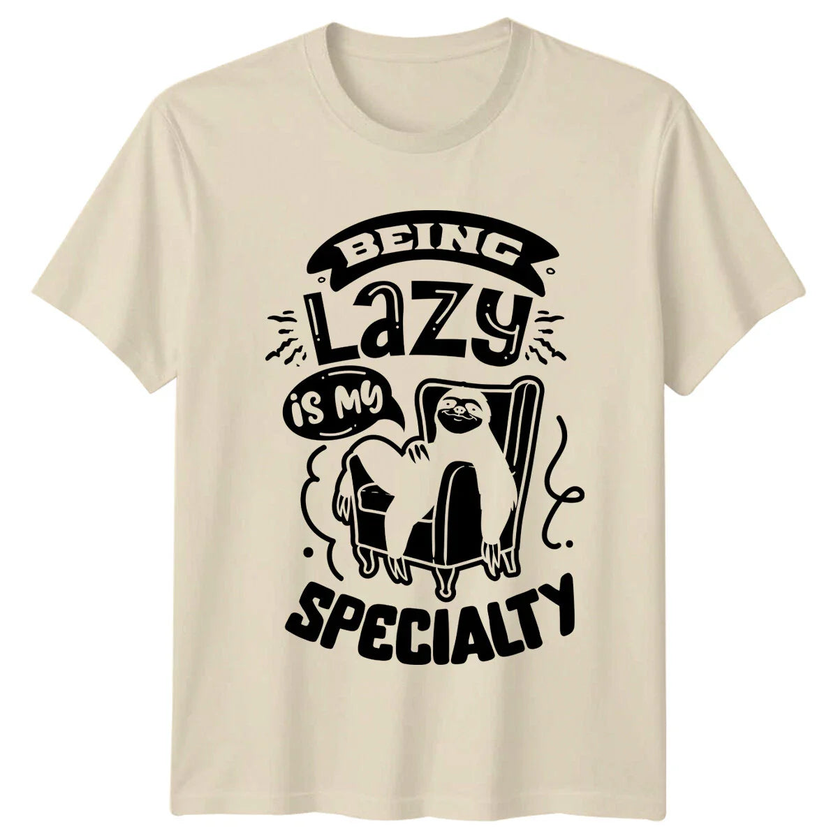 Being Lazy Is My Specialty Sloth T-Shirt Funny Animal Pun Tee Unisex T-shirt, Sweatshirt, Hoodie, Long Sleeve Tee - T-Shirt, Sweatshirt, Hoodie