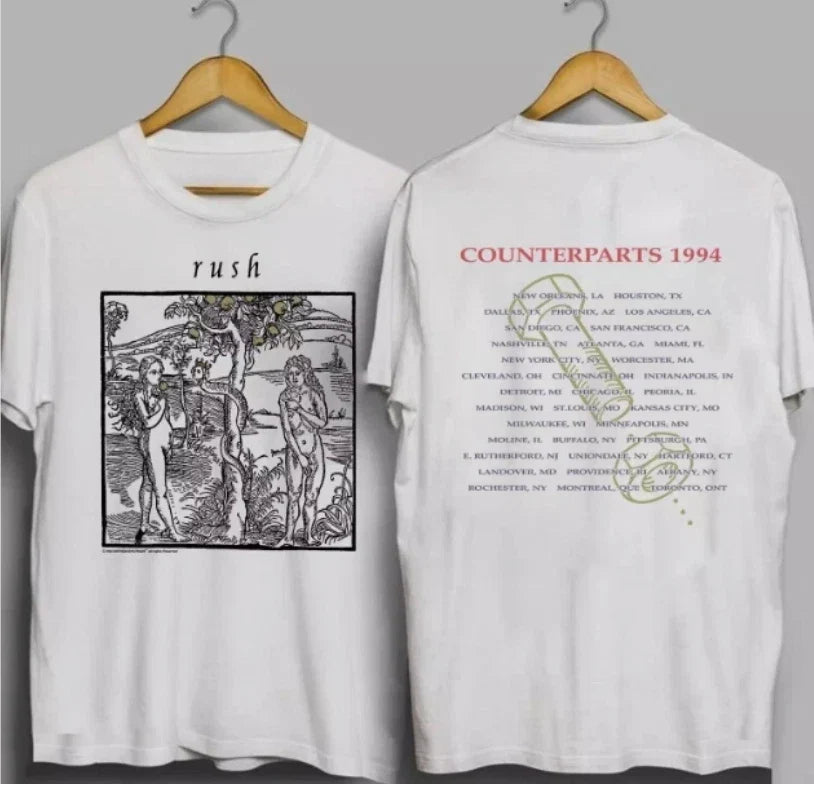 1994 Rush Counterparts Tour T-Shirt T-Shirt Unisex T-shirt, Sweatshirt, Hoodie, Long Sleeve Tee - T-Shirt, Sweatshirt, Hoodie
