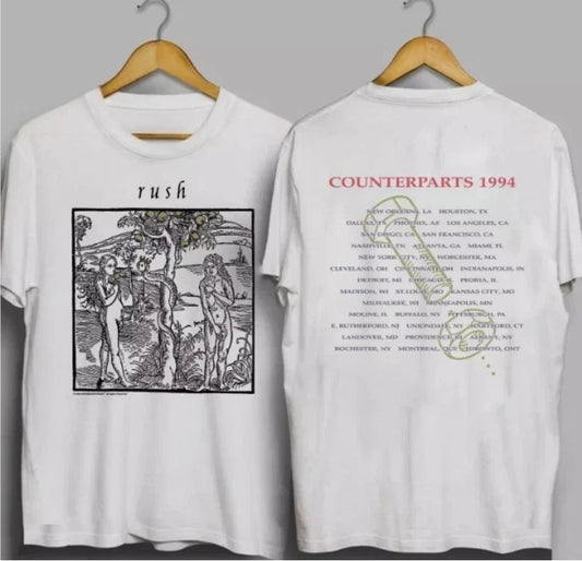1994 Rush Counterparts Tour T-Shirt T-Shirt Unisex T-shirt, Sweatshirt, Hoodie, Long Sleeve Tee - T-Shirt, Sweatshirt, Hoodie