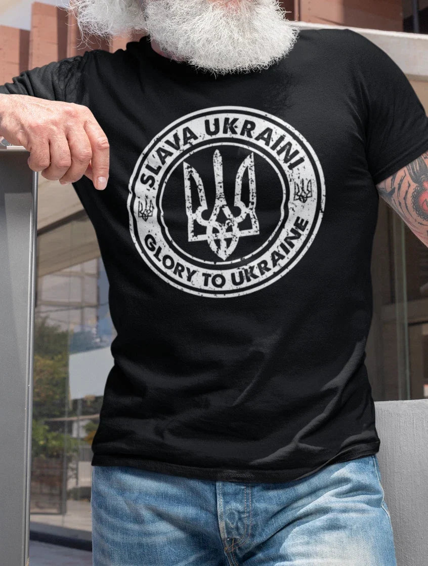 Ukraine T Shirt Ukrainian Shirts  Ukraine Coat Of Arm Trident T shirt Unisex T-shirt, Sweatshirt, Hoodie, Long Sleeve Tee - T-Shirt, Sweatshirt, Hoodie