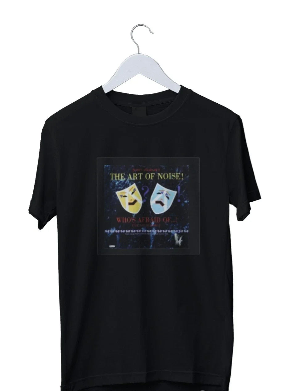 Art of Noise Whos Afraid Of Graphic Print T-Shirt Mens S M L XL 2 3 4 XL Unisex T-shirt, Sweatshirt, Hoodie, Long Sleeve Tee - T-Shirt, Sweatshirt, Hoodie