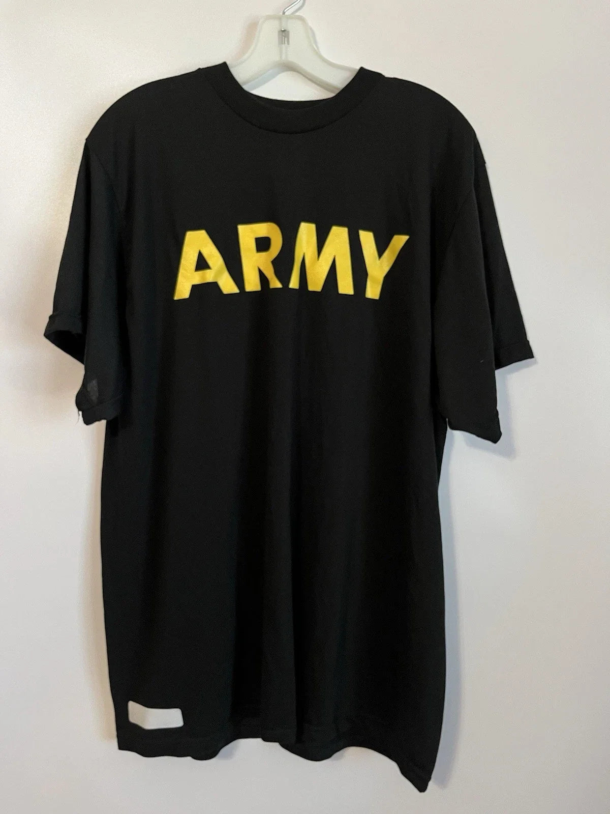 Military Army 3 Piece Set Physical Fitness Uniform 2 Shirts/1 Bag Black Large Unisex T-shirt, Sweatshirt, Hoodie, Long Sleeve Tee - T-Shirt, Sweatshirt, Hoodie