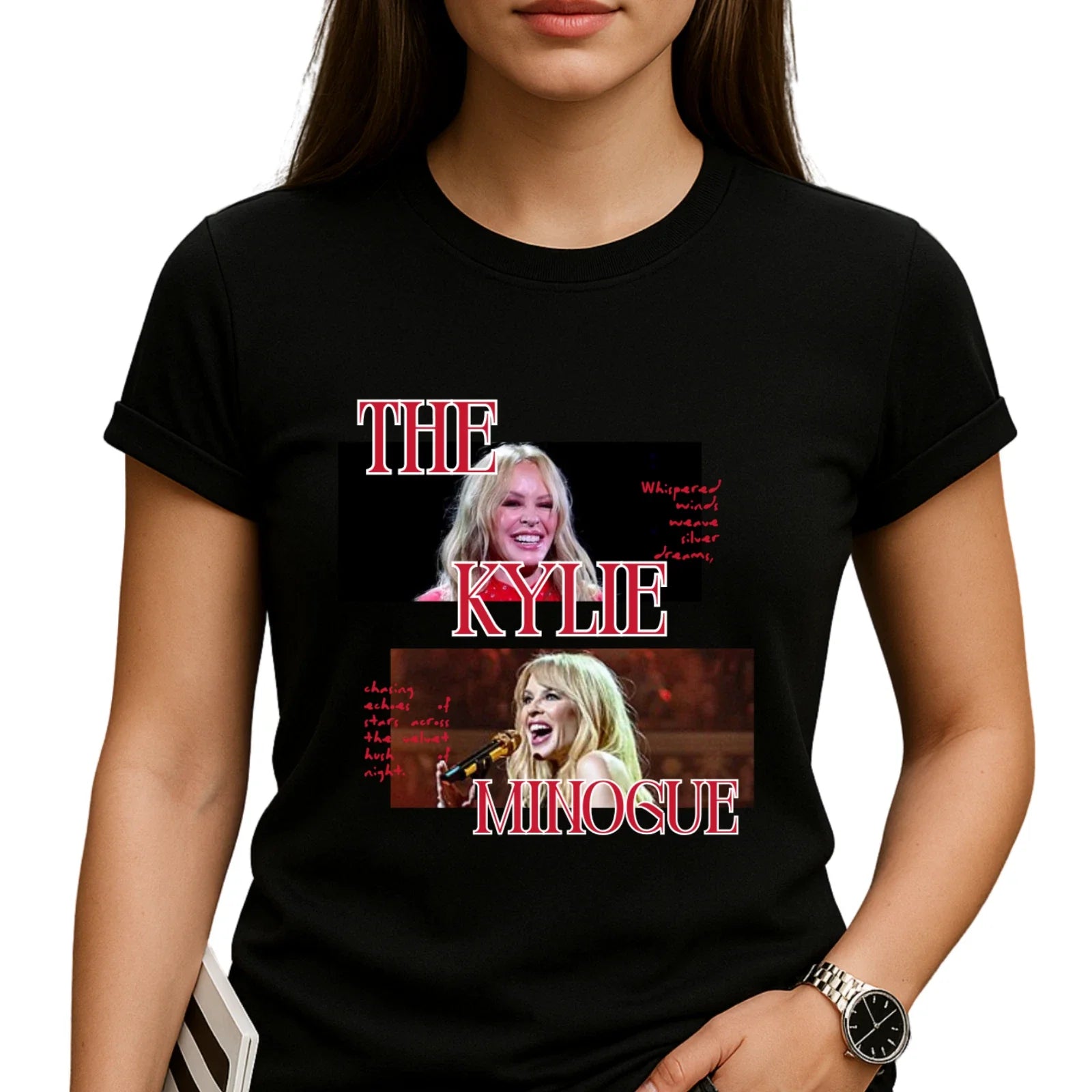Kylie Minogue T-Shirt | The Kylie Concert Tee, Pop Icon T-Shirt |  Unisex Sizes Unisex T-shirt, Sweatshirt, Hoodie, Long Sleeve Tee - T-Shirt, Sweatshirt, Hoodie