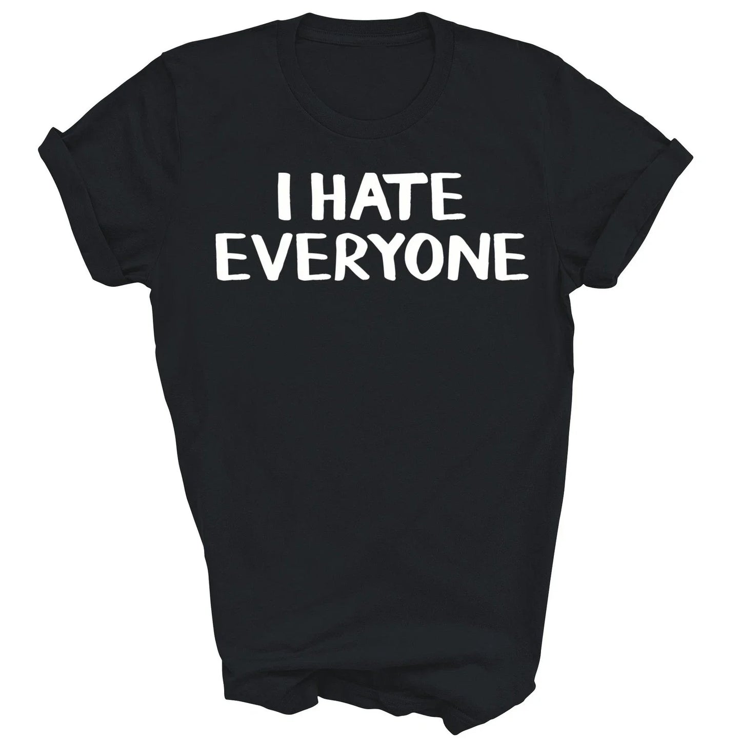 I Hate Everyone Introvert Introverted Unisex Shirt Gift Unisex T-shirt, Sweatshirt, Hoodie, Long Sleeve Tee - T-Shirt, Sweatshirt, Hoodie