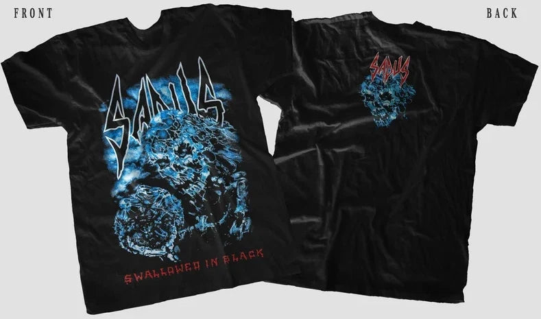 New Dtg/Dtf printed T-shirt - SADUS - Swallowed in Black - size- S,M,L,XL,2-5XL Unisex T-shirt, Sweatshirt, Hoodie, Long Sleeve Tee - T-Shirt, Sweatshirt, Hoodie