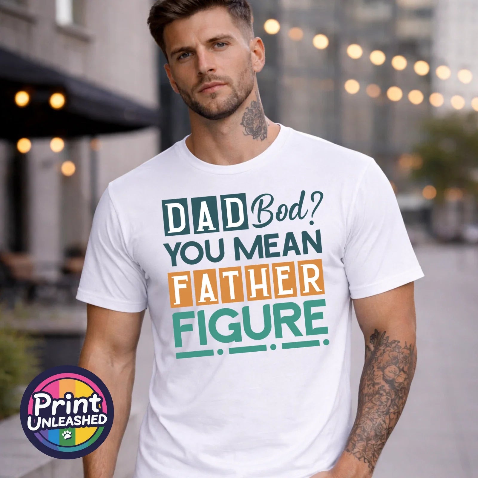 Dad Bod Tee Funny Dad T Shirt Father Figure Top Fathers Day Gift for Dad Tee Unisex T-shirt, Sweatshirt, Hoodie, Long Sleeve Tee - T-Shirt, Sweatshirt, Hoodie