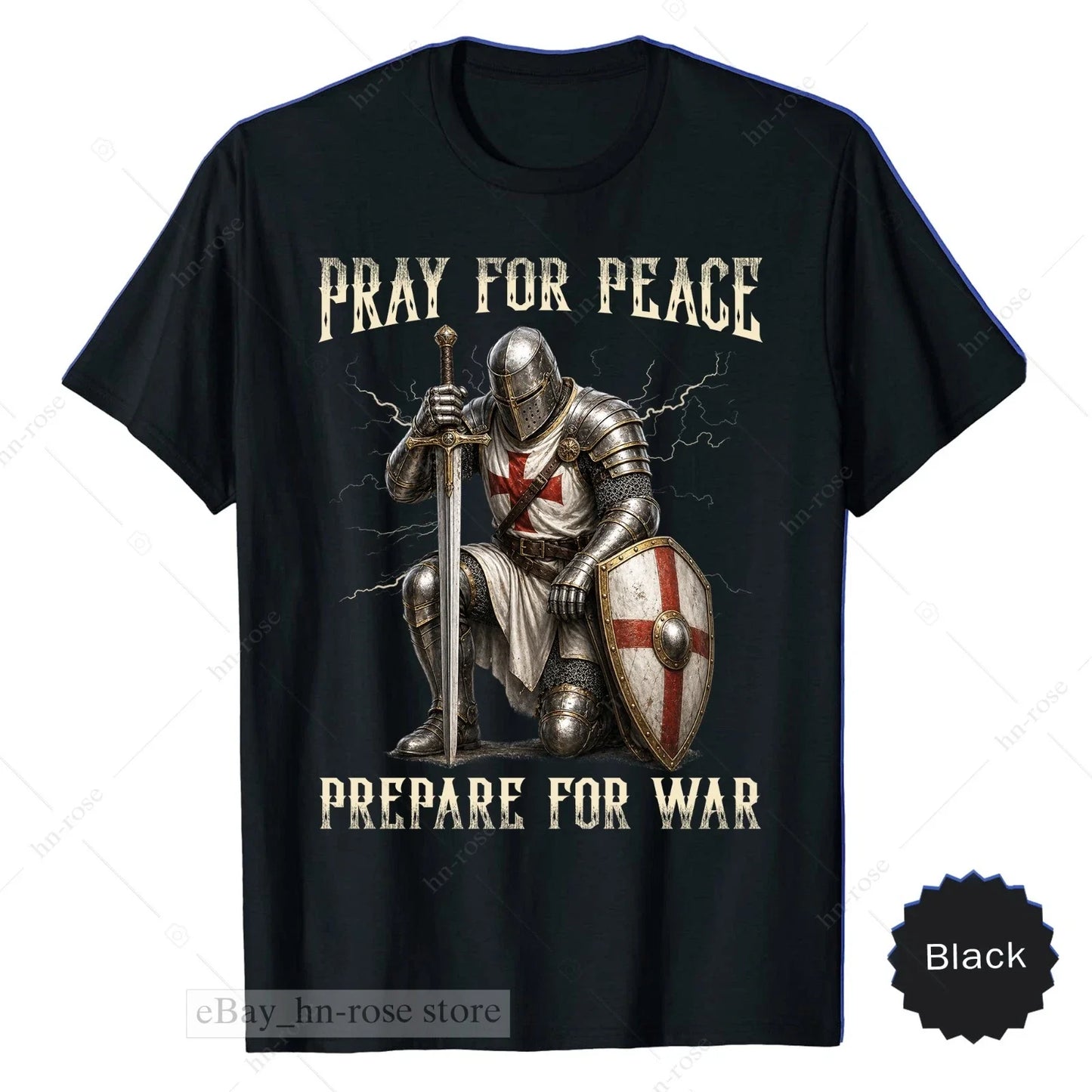 Christian Knight Shirt Prayer Warrior Crusader Tee Armor Of God Religious Gifts Unisex T-shirt, Sweatshirt, Hoodie, Long Sleeve Tee - T-Shirt, Sweatshirt, Hoodie