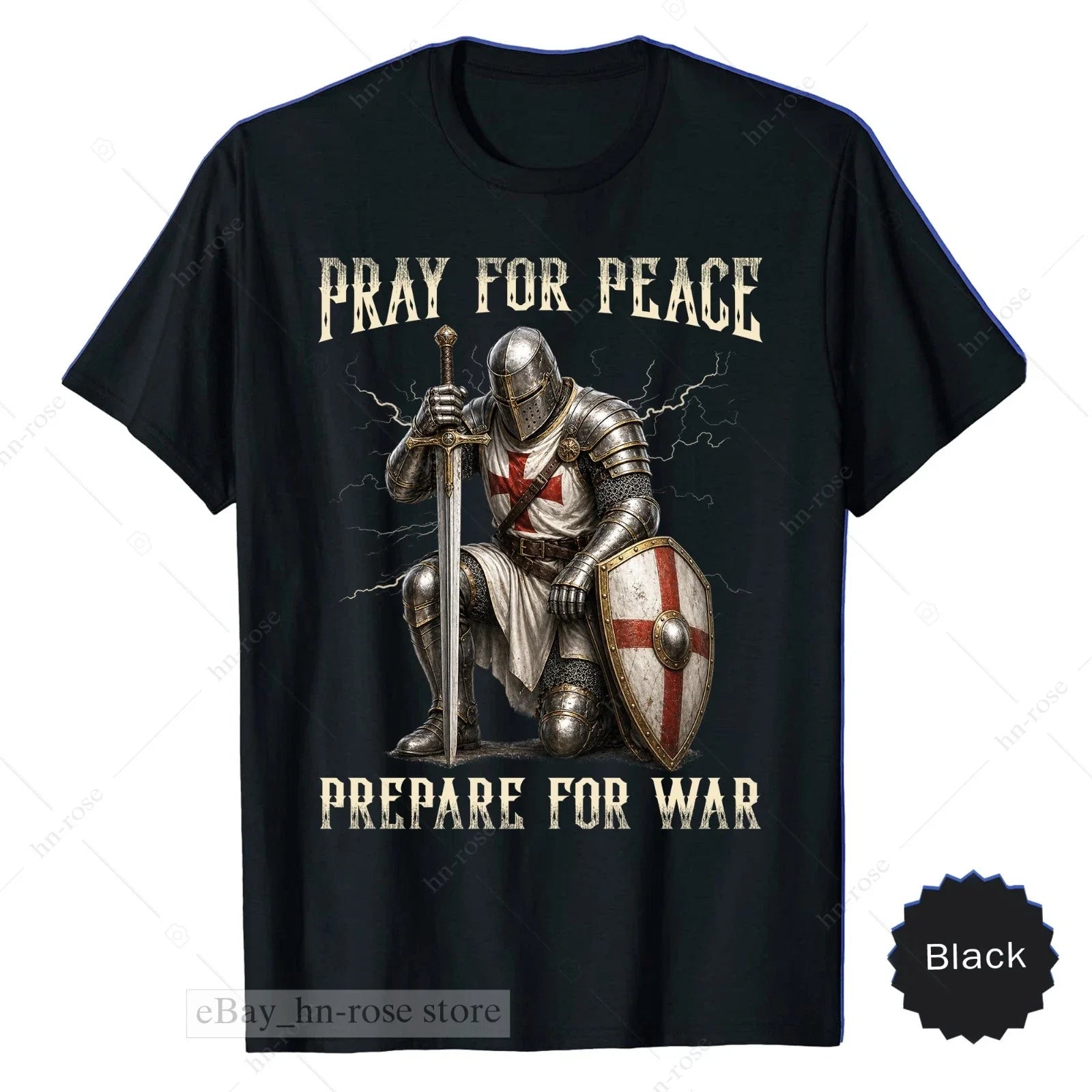 Christian Knight Shirt Prayer Warrior Crusader Tee Armor Of God Religious Gifts Unisex T-shirt, Sweatshirt, Hoodie, Long Sleeve Tee - T-Shirt, Sweatshirt, Hoodie