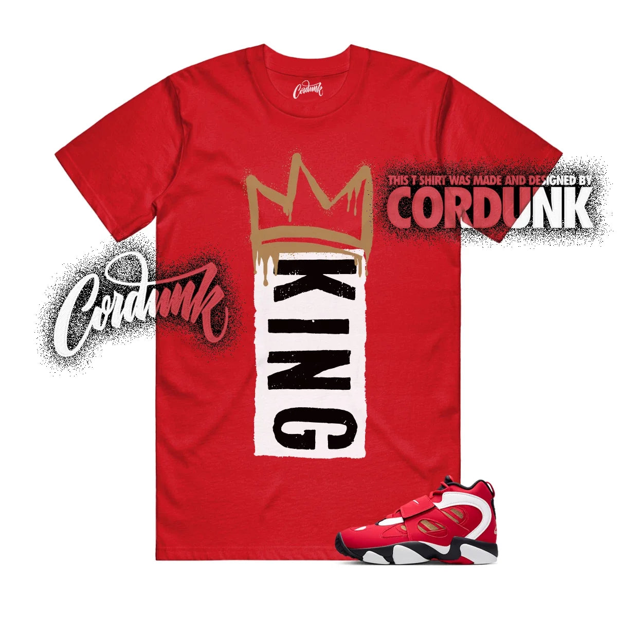 Air Diamond Turf 2 Red Gold 2026 Prime White Black Metallic T Shirt Match K1 Unisex T-shirt, Sweatshirt, Hoodie, Long Sleeve Tee - T-Shirt, Sweatshirt, Hoodie