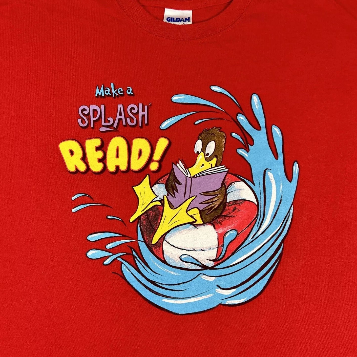 MAKE A SPLASH READ Summer Reading T-Shirt L y2k vintage  Size Large New in bag Unisex T-shirt, Sweatshirt, Hoodie, Long Sleeve Tee - T-Shirt, Sweatshirt, Hoodie