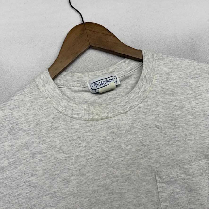 Vintage Blank Shirt men's Large Light Gray Selvedge Pocket Crewneck Crew 90s Unisex T-shirt, Sweatshirt, Hoodie, Long Sleeve Tee - T-Shirt, Sweatshirt, Hoodie