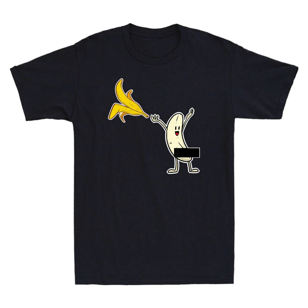 Banana Censor Funny Banana Striptease Cartoon Meme Gift Novelty Men's T-Shirt Unisex T-shirt, Sweatshirt, Hoodie, Long Sleeve Tee - T-Shirt, Sweatshirt, Hoodie